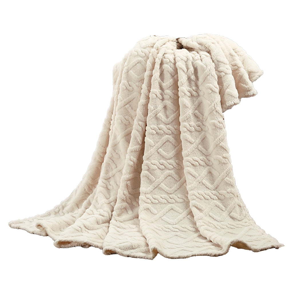 Super Soft Flannel Clearance Under $5 Throw Blanket, Super Soft Warm Solid Color Thicken Flannel Blankets, Microfiber Machine Washable f... - Lightweight Plush Warm Blanket for All Seasons Detail