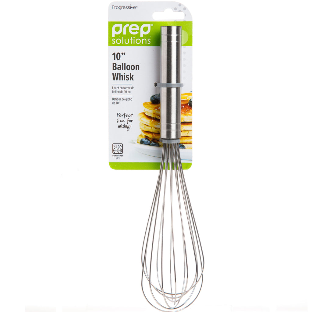 Innovative 10" Stainless Steel Balloon Whisk - Premium Stainless Steel Garlic Presser & Peeler Detail