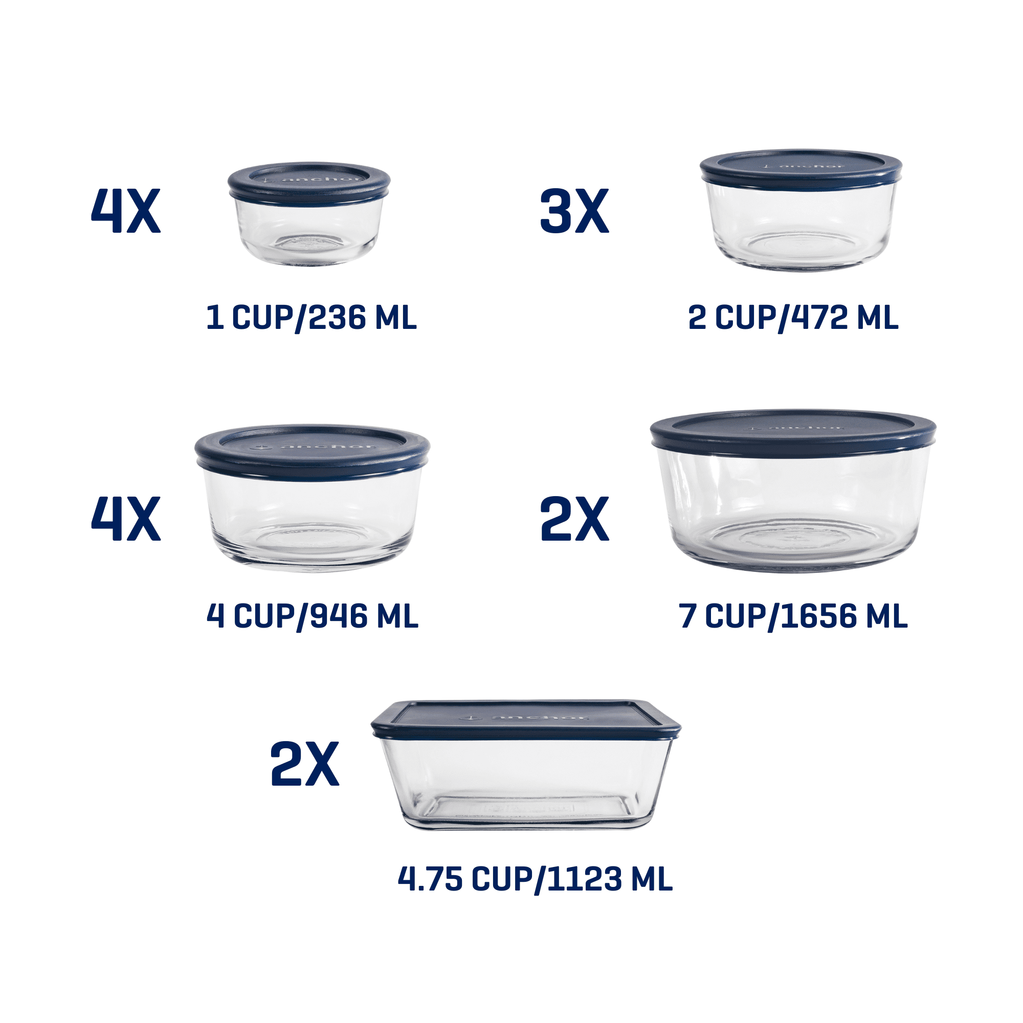 Sweet Treat Shaped Glass Food Storage Containers with SnugFit Lids, 30 Piece Set - Deliciously Soft Cupcake Sensory Glob Detail