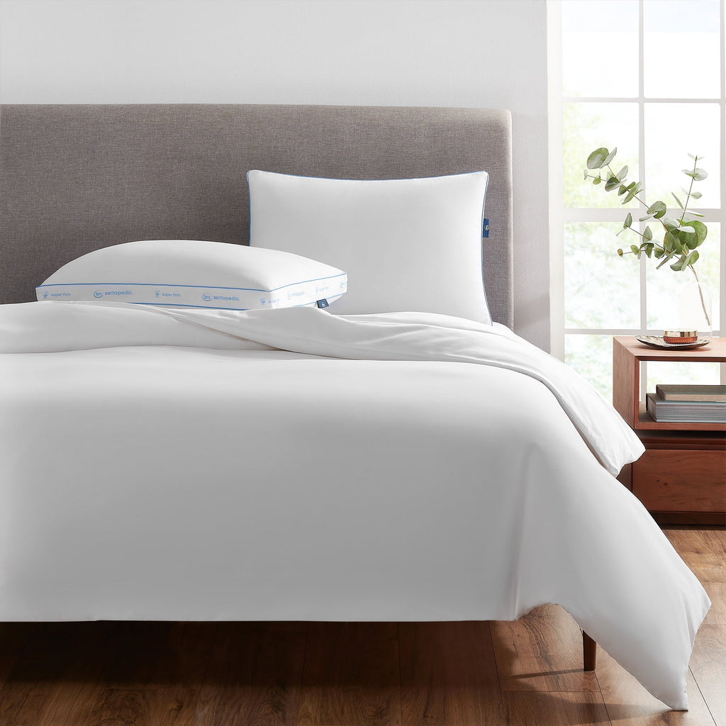 Hotel Collection Extra Firm Pillow, Standard/Queen, 2 Pack, Hypoallergenic - Hotel Quality Plush Sleeping Pillows Detail