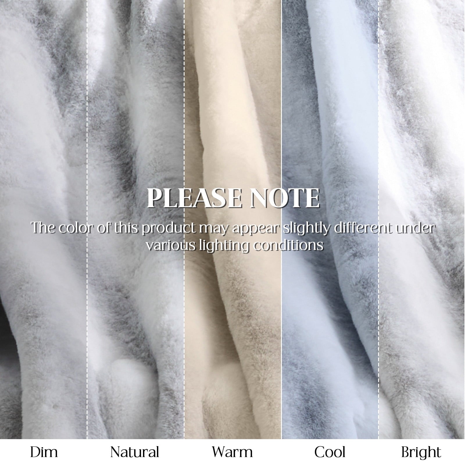 Super Soft Flannel Luxury Faux Fur Throw Blanket for Bed Super Thick Warm Fuzzy Blankets for Bedroom Living Room, 60" x 80", White - Luxury Knitted Decorative Throw Blanket with Fringes Detail