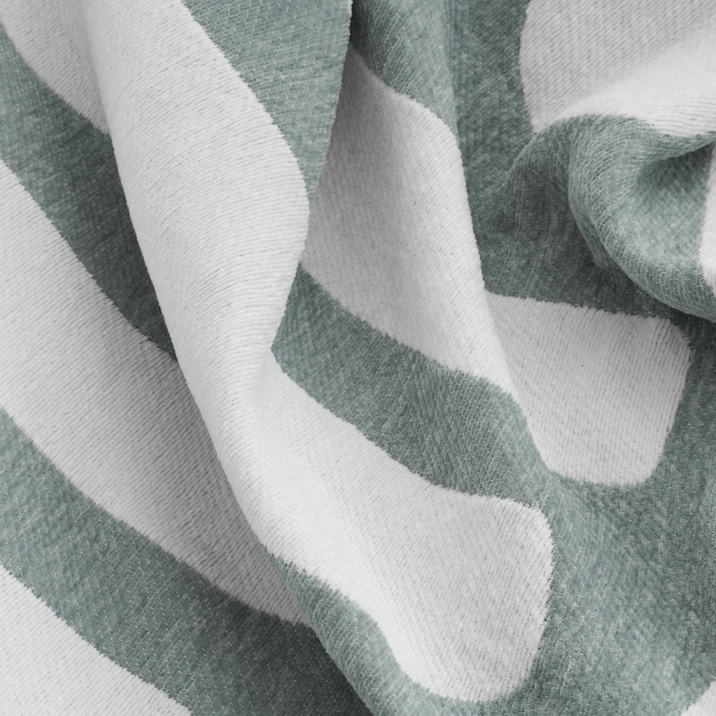 Decorative Knitted Chenille Jacquard Soft Throw Blanket, Soft Sea - Luxury Knitted Decorative Throw Blanket with Fringes Detail