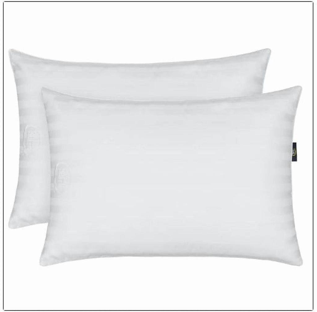 Decorative Plump Comfy Sleep Bed Pillow Queen Size, Pack of 2 - Decorative Throw Pillow Cushion for Sofa & Bed Detail