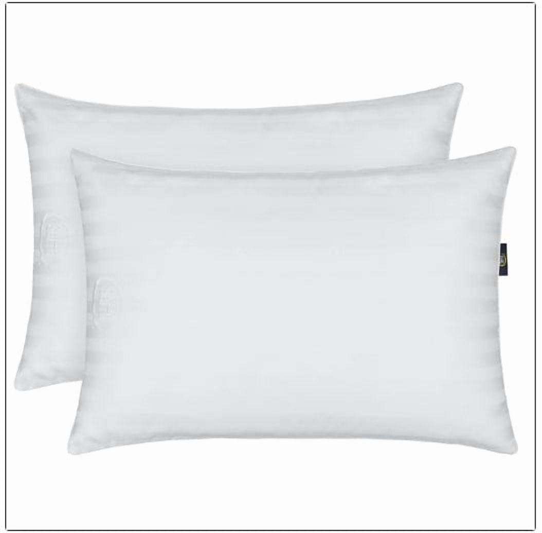 Decorative Plump Comfy Sleep Bed Pillow Queen Size, Pack of 2 - Decorative Throw Pillow Cushion for Sofa & Bed Detail