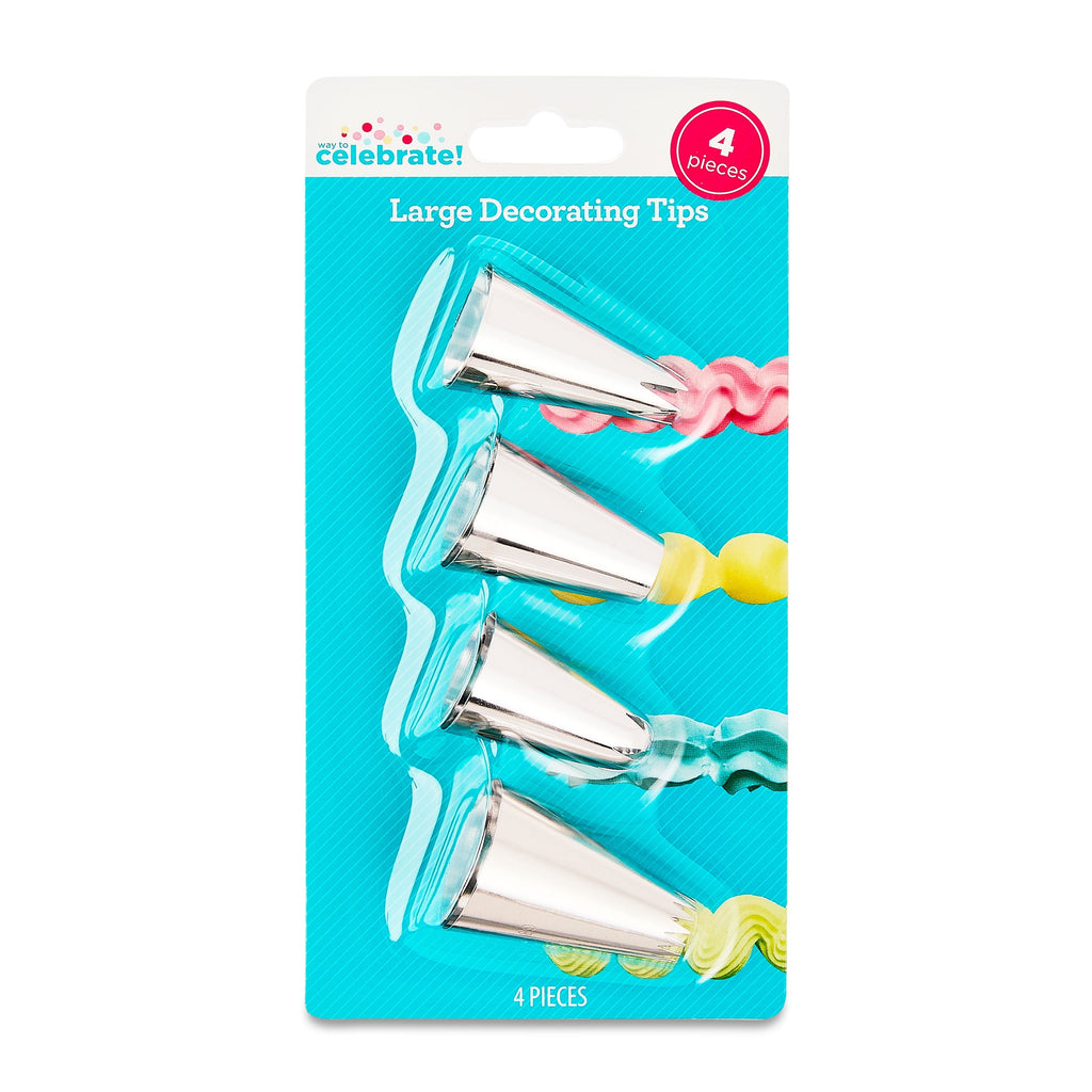 Multi-Functional Large Decorating Tips, 4 Pieces - Innovative Kitchen Helper for Modern Cooking Detail