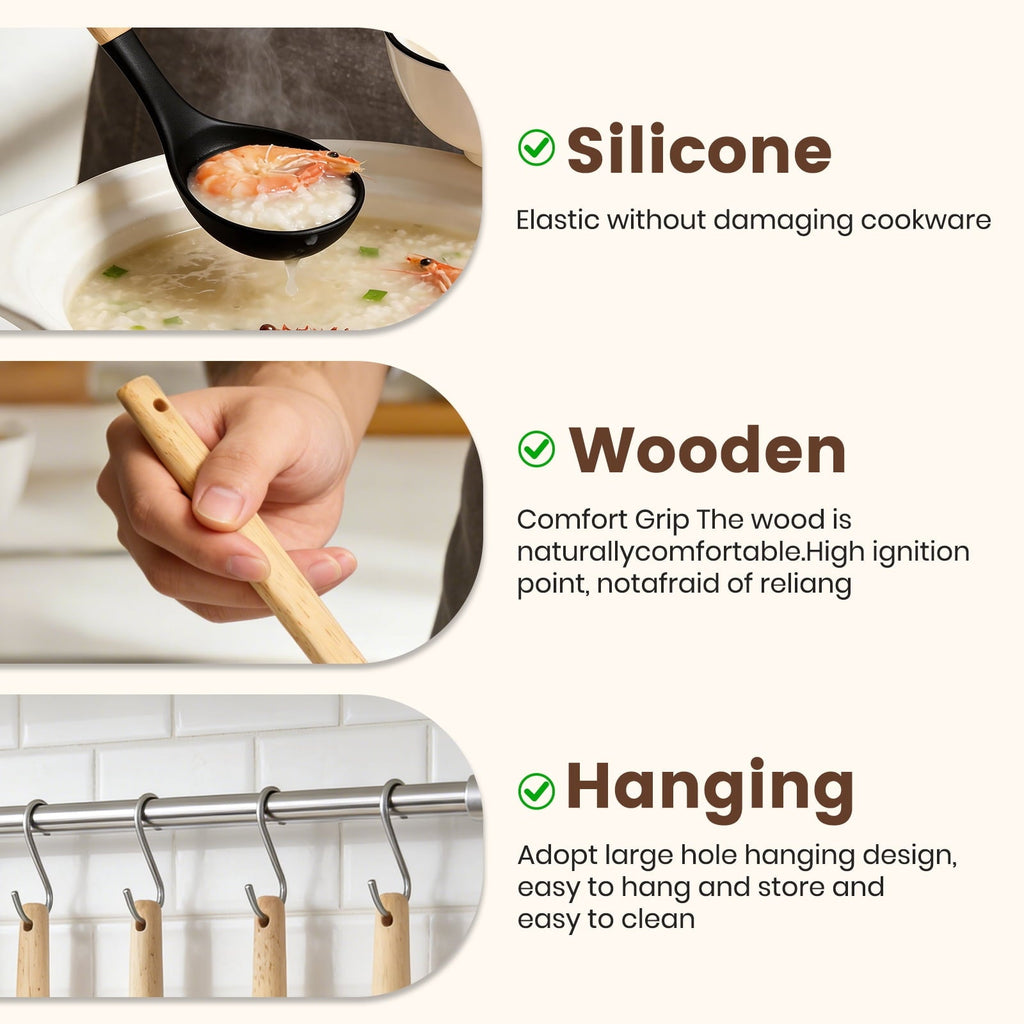 Heavy Duty Silicone Cooking Utensils Set with Holder, 44 PCS Kitchen Utensils Set, Silicone Kitchen Gadgets Spatulas Set for Non... - Heavy Duty Stainless Steel Kitchen Shears Detail