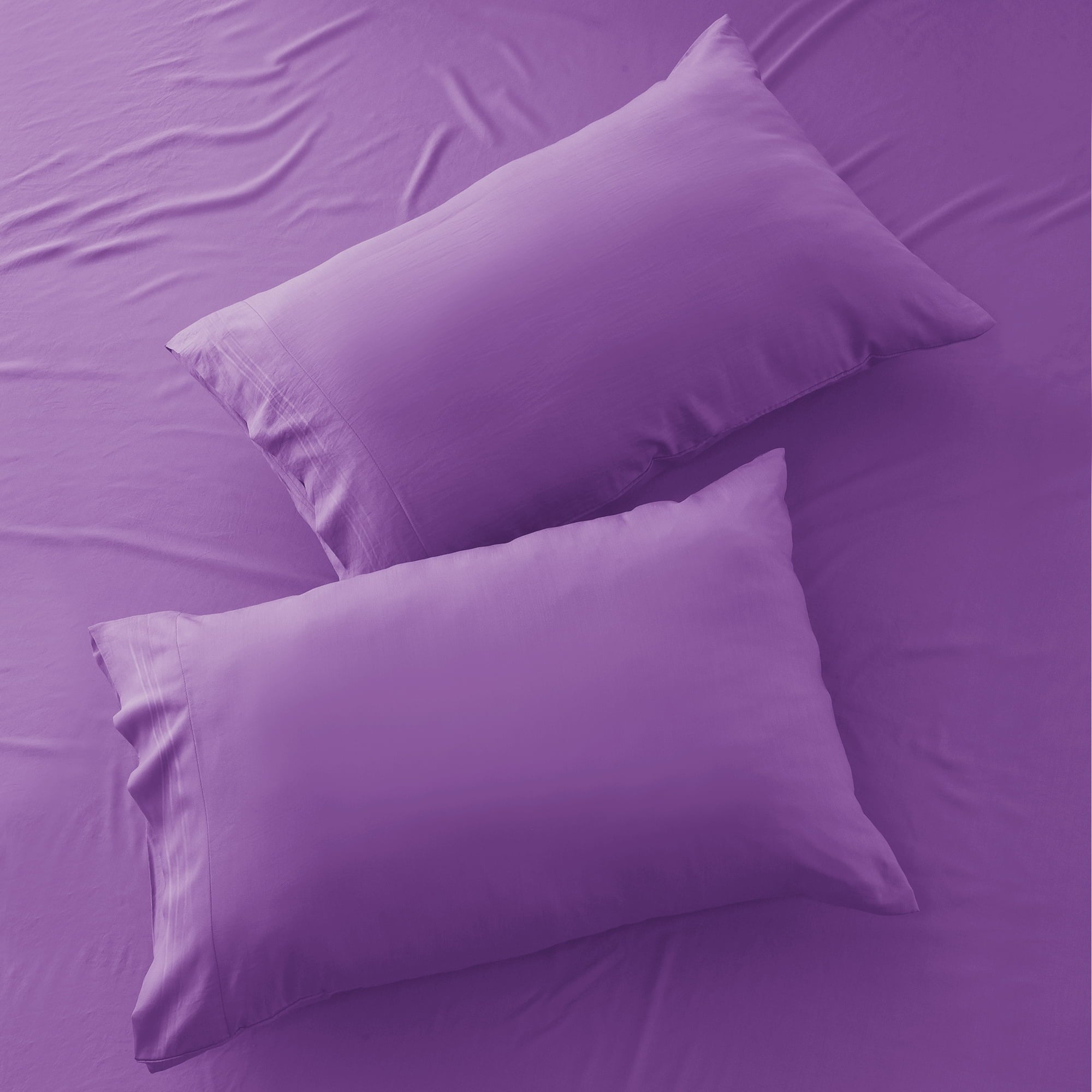 Cooling Sateen Queen Size Sheets Set Brushed Microfiber High GSM, 4 Piece Sheet Set Upto 16 Inches Deep Pocket Bedding Sheets & Pillow - Cooling Hotel Quality Bedding Sheets and Pillowcases Detail