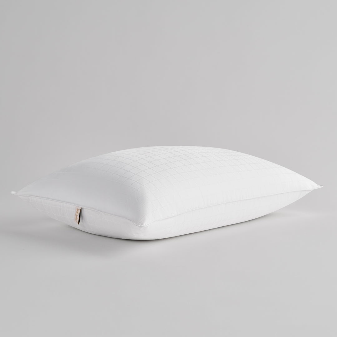 Orthopedic Support So Queen Size Bed Pillow | Side Sleeper Pillow for Adults | , 100% Cotton Case | Soft, Machine Washable Hotel Quality... - Decorative Throw Pillow Cushion for Sofa & Bed Detail