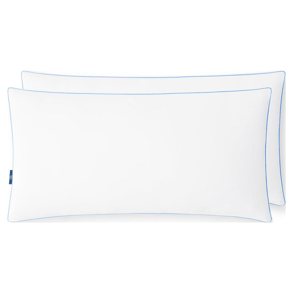 Fluffy Shredded pedic Extra Firm Bed Pillow, King, 2 Pack, Hypoallergenic - Decorative Throw Pillow Cushion for Sofa & Bed Detail