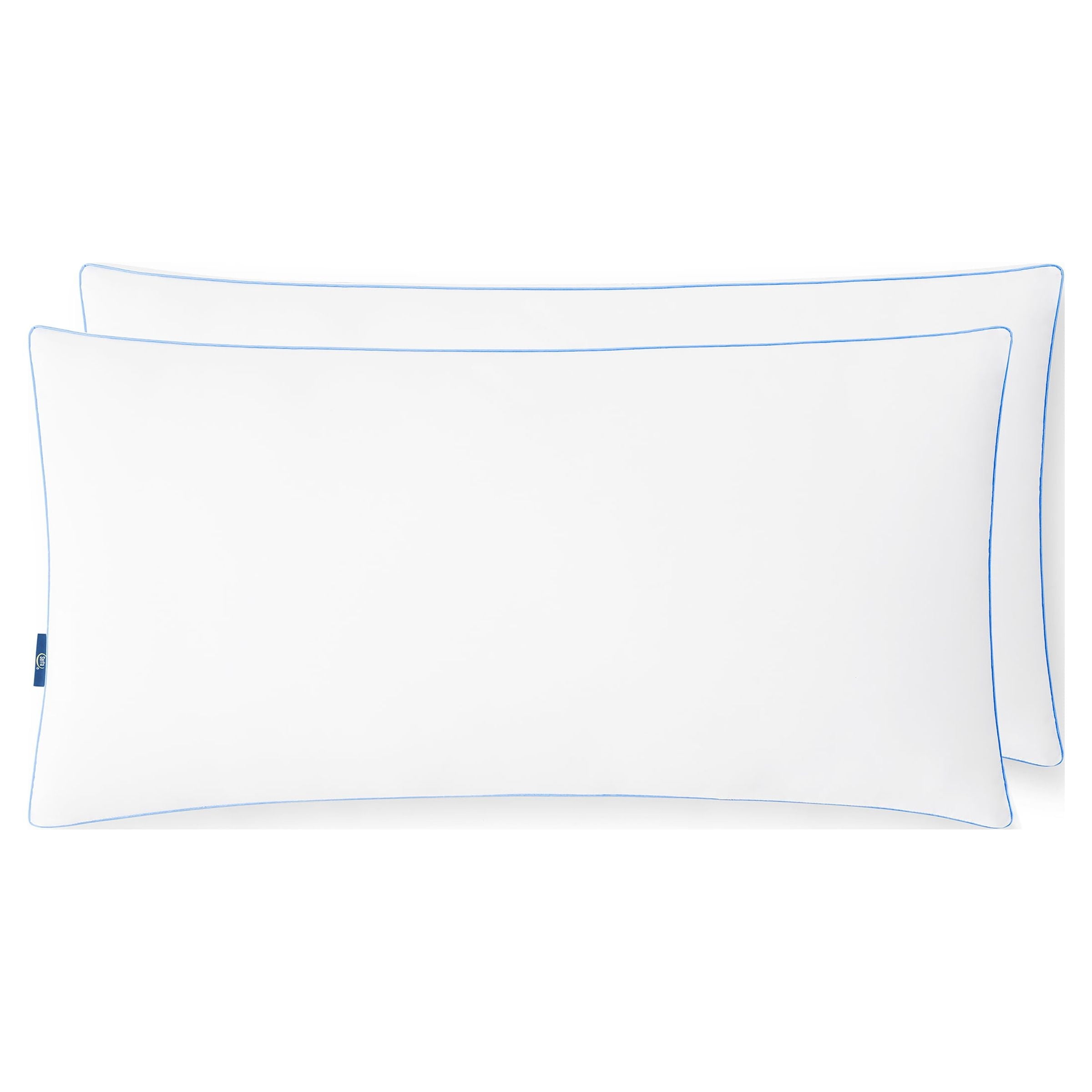 Fluffy Shredded pedic Extra Firm Bed Pillow, King, 2 Pack, Hypoallergenic - Decorative Throw Pillow Cushion for Sofa & Bed Detail