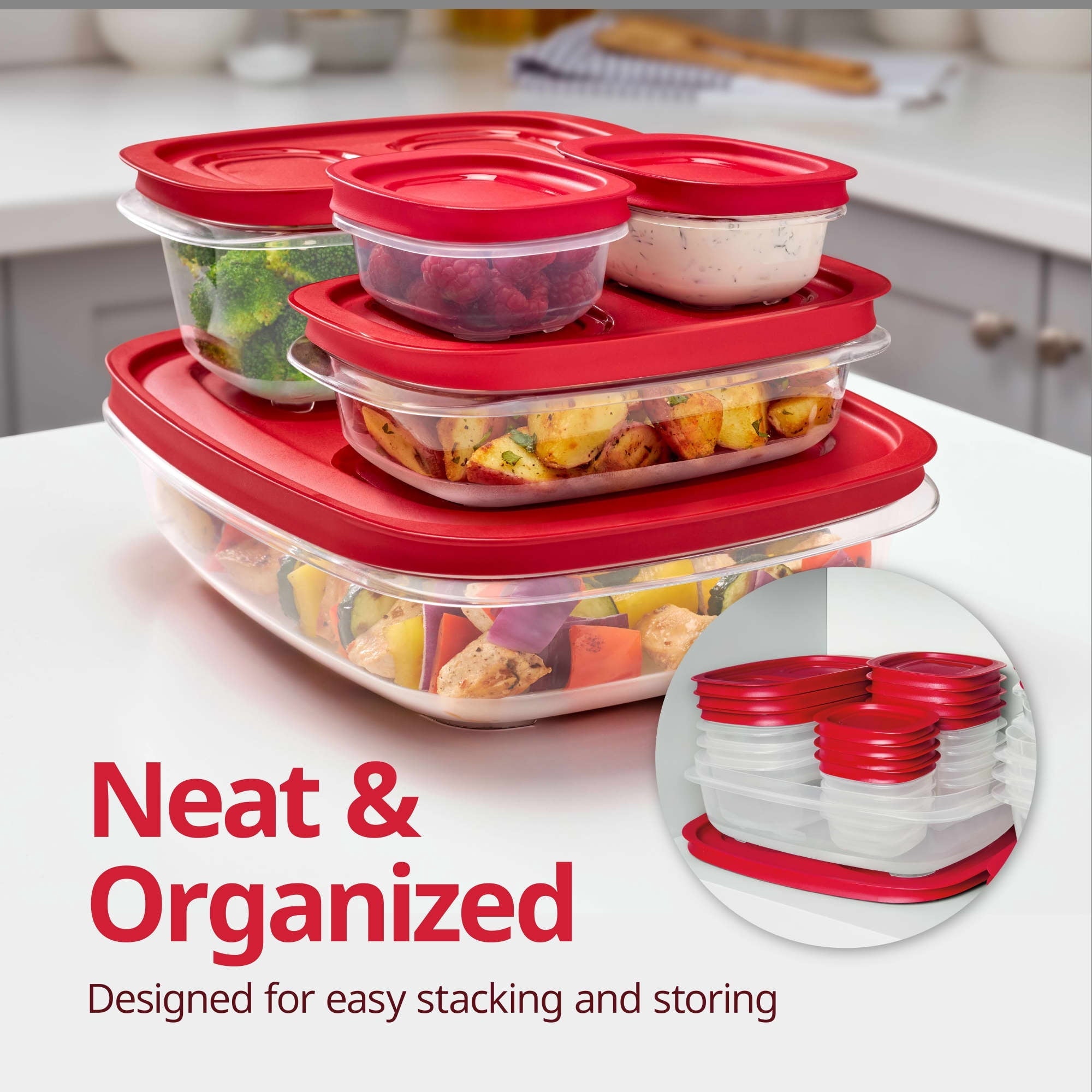 Sweet Treat Shaped 3.57-Cup (2) and 5.26-Cup EasyStore Rectangle Containers, 3 Pack, Food Storage Containers, Food Storage Containers wi... - Fun Food Fidget Cookie Squishable Toy Detail