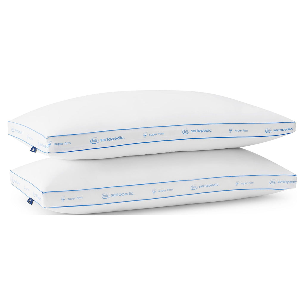 Fluffy Shredded pedic Extra Firm Bed Pillow, King, 2 Pack, Hypoallergenic - Decorative Throw Pillow Cushion for Sofa & Bed Detail