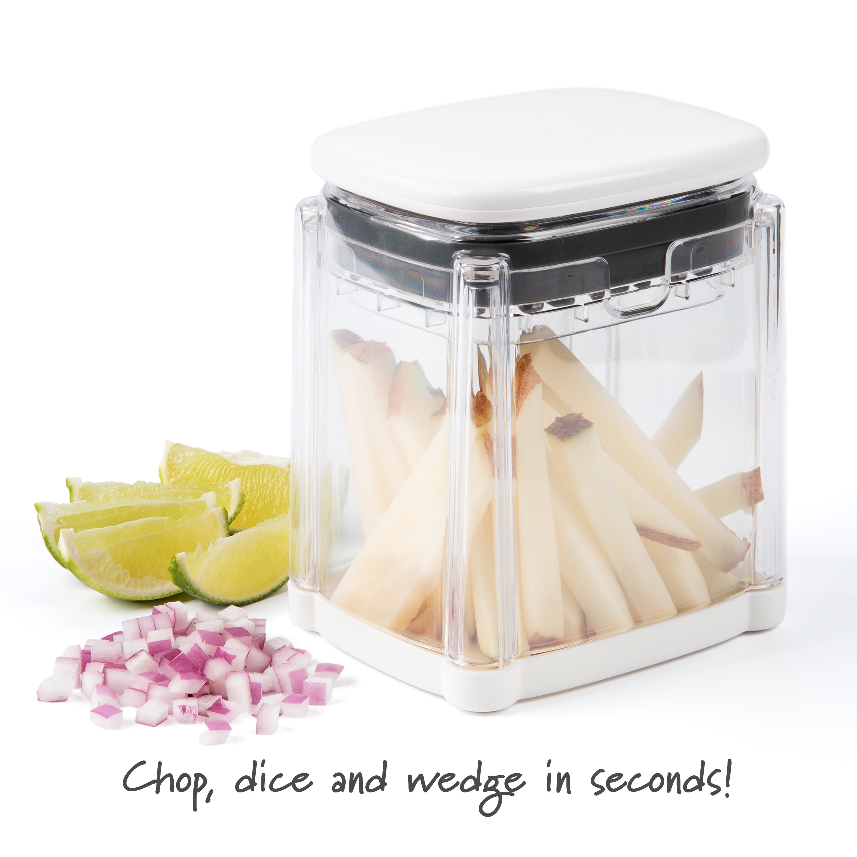 Time-Saving 3-in-1 Deluxe French Fry Cutter - Innovative Kitchen Helper for Modern Cooking Detail