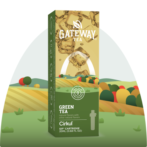 Natural Fruit Flavored Gateway Green Tea P45Z - Vitamin-Infused Natural Refreshing Flavor Core - Default Title