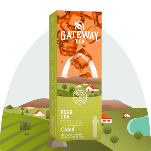 Refreshing Electrolyte Gateway Pear Tea KXH2 - Sugar-Free Fruit Flavor Cartridge Refill - Default Title
