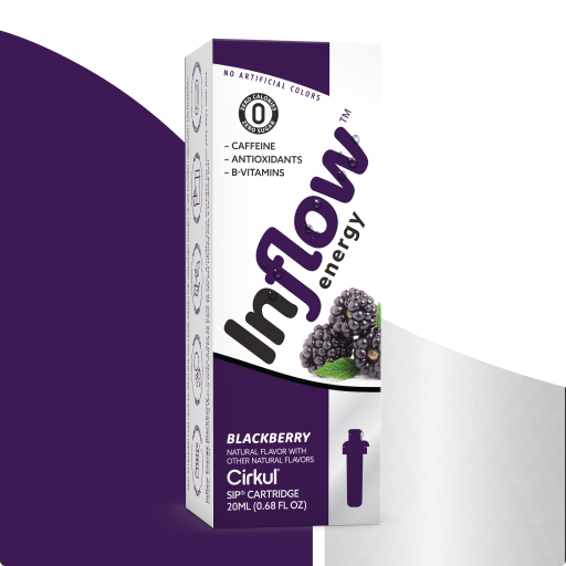 Natural Fruit Flavored Inflow Energy Blackberry 4RAS - Zero-Calorie Multi-Flavor Sip Pods for Water Bottle - Default Title