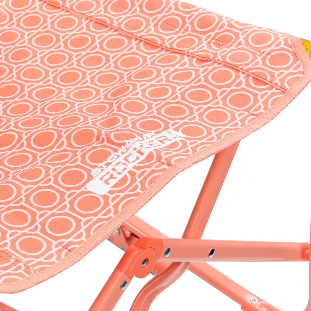 Luxury Camp Stowaway Rocker - Choice 794 - Heavy-Duty Kickback Rocker with Beverage Holder Detail