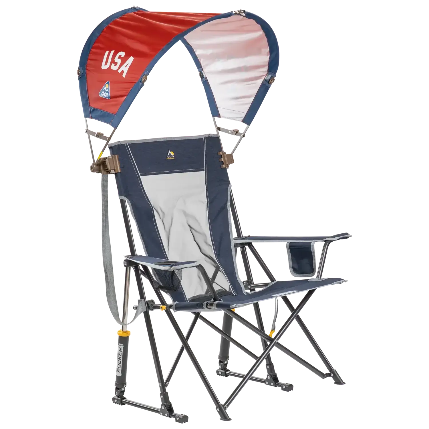Heavy Duty SunShade Accessory - USA Anniversary Deluxe - Choice 917 - Instant Sunshade Umbrella for Tailgating Detail