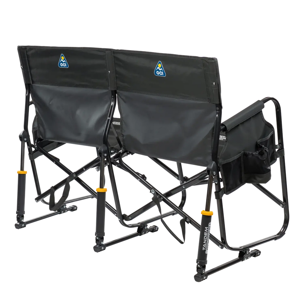 Heavy-Duty Freestyle Tandem Rocker - Choice 227 - Patented Spring-Action Rocking Chair for Camping Detail