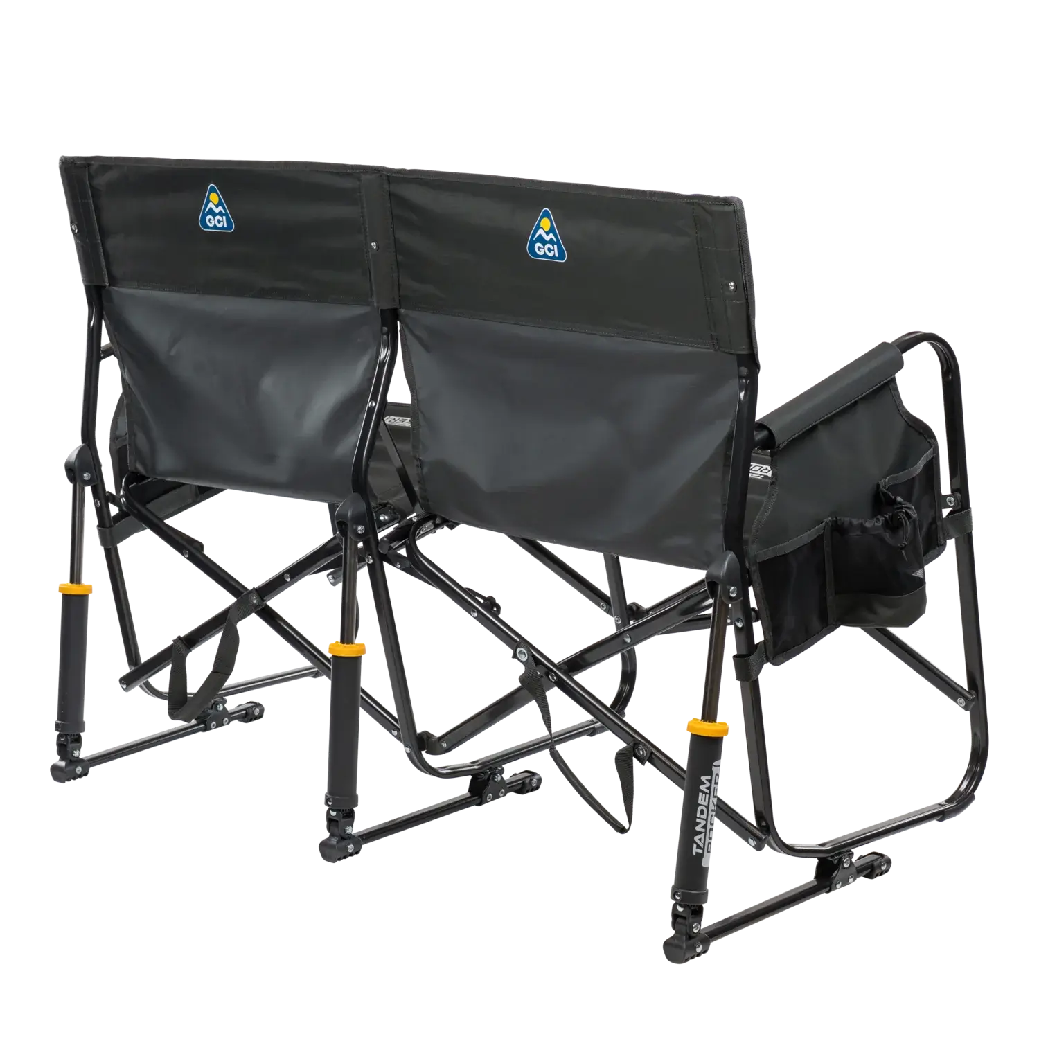 Heavy-Duty Freestyle Tandem Rocker - Choice 227 - Patented Spring-Action Rocking Chair for Camping Detail